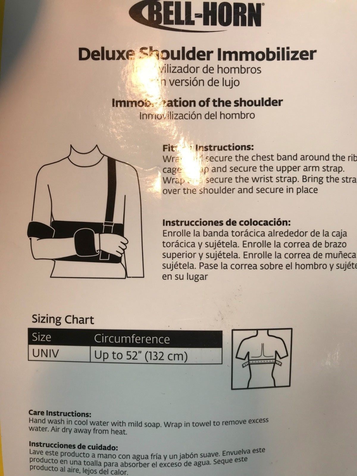 BH84100 Bell-Horn Deluxe Shoulder Immobilizer BH 84100
