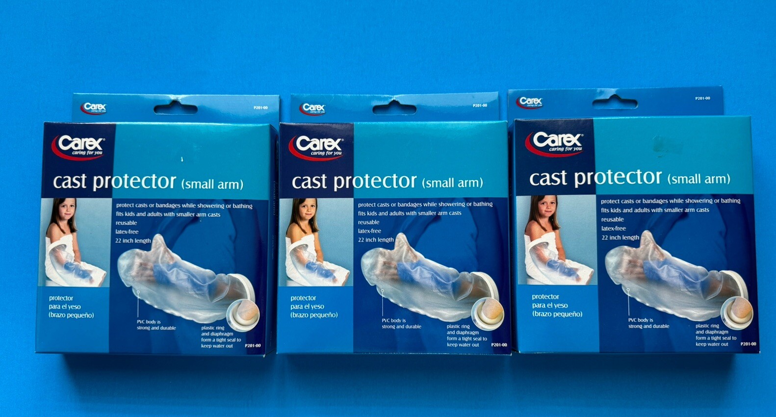 3 Carex, Cast Protector, Small Arm Kids And Adults, 22 Inches NEW