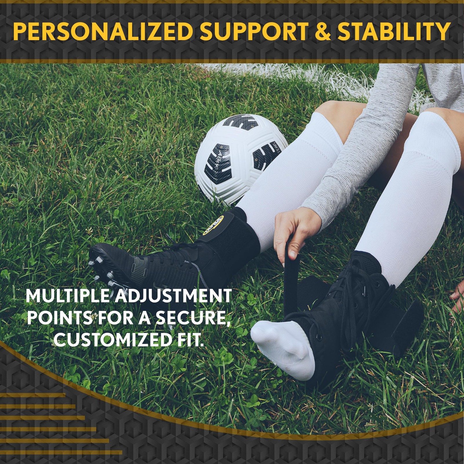 Ultra 360® Lace Up Ankle Brace with Figure-8 Straps – Ankle Stabilizer for Sp…