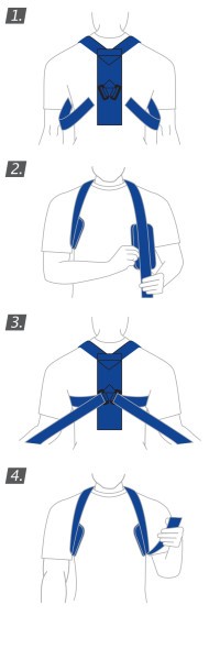Actimove Professional Line, Clavicle Support, Blue