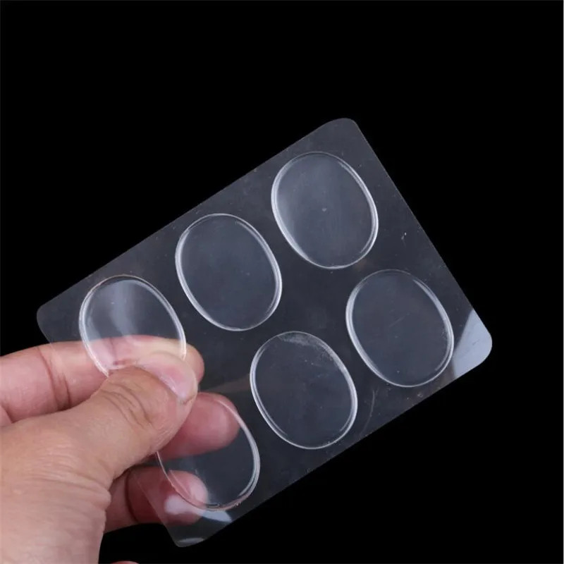 Clear Silicone High Heel Cushion Inserts Pad Heel Grips Anti Slip Sandals Strap