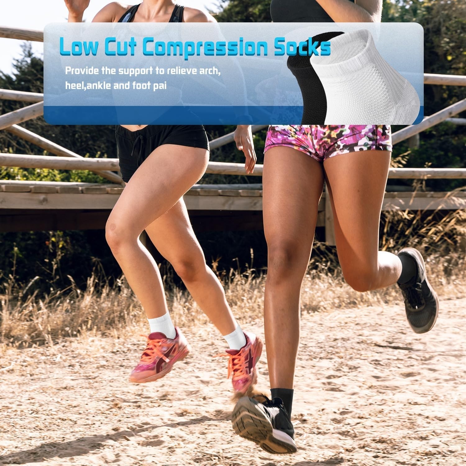 Copper Compression Ankle Socks for Enhanced Circulation – Large-XLarge Size