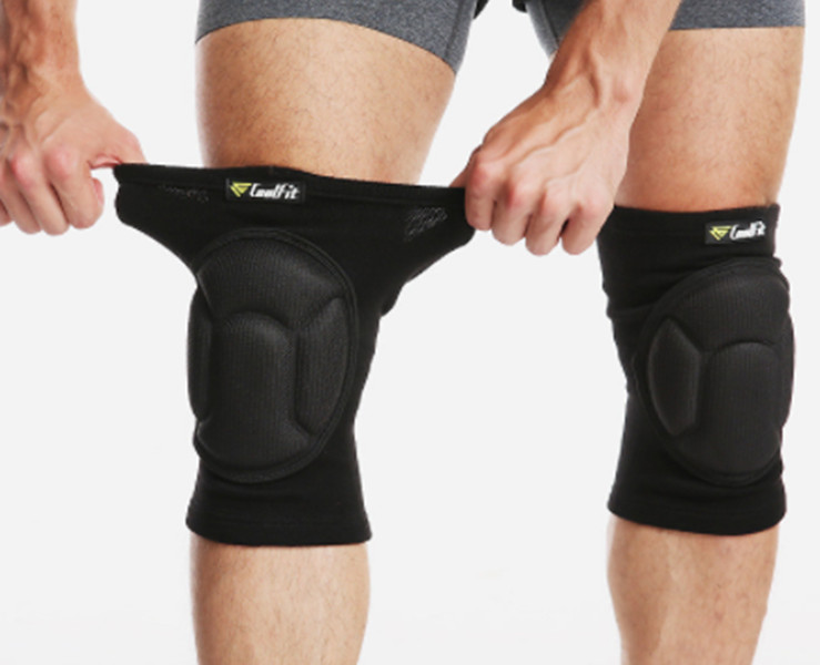 2X Thickening Sponge Knee Brace Support For Sport dancing hip-hop Climbing Work