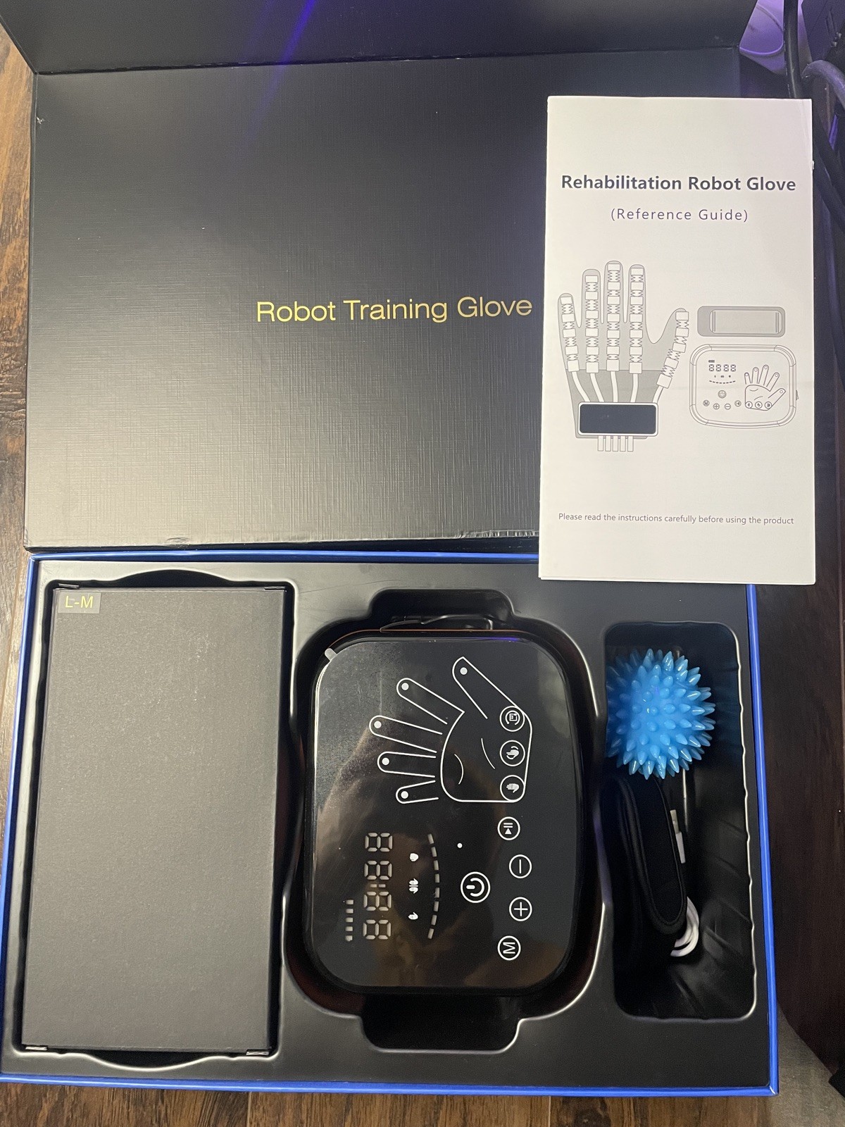 Rehabilitation Robot Glove Hand Finger Training Gloves Stroke Hemiplegia Devices