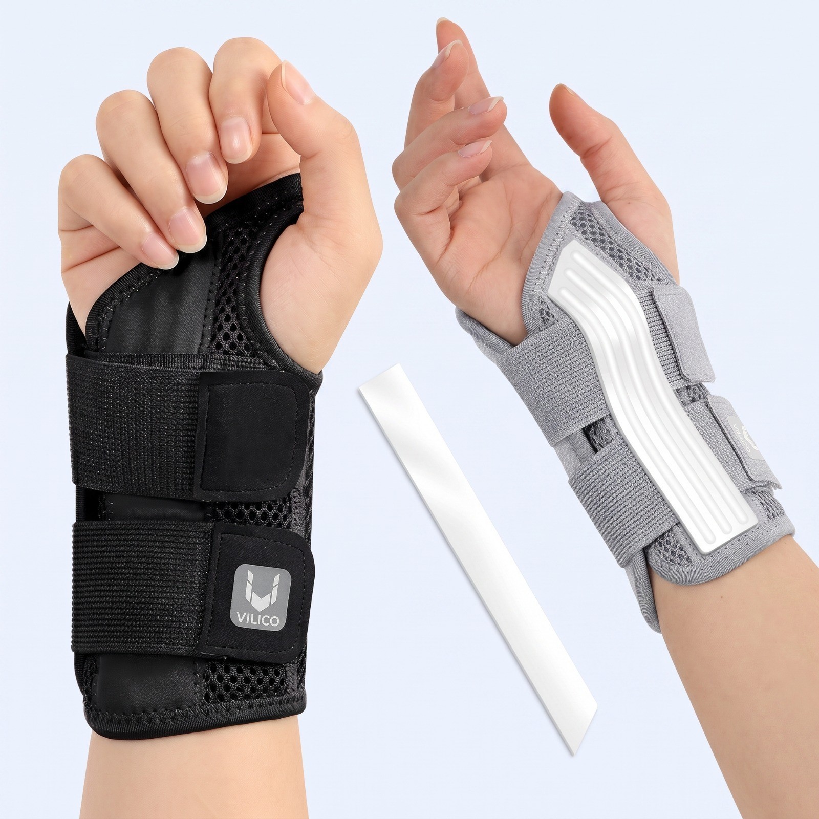 NEW Wrist Brace for Carpal Tunnel – Adjustable Night Support Brace with Splints