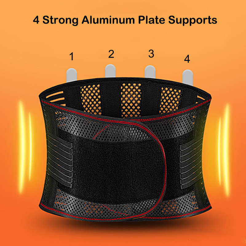 Lower Lumbar Brace Back Lumbar Support Double Pull Belts Pain Relief Men Women
