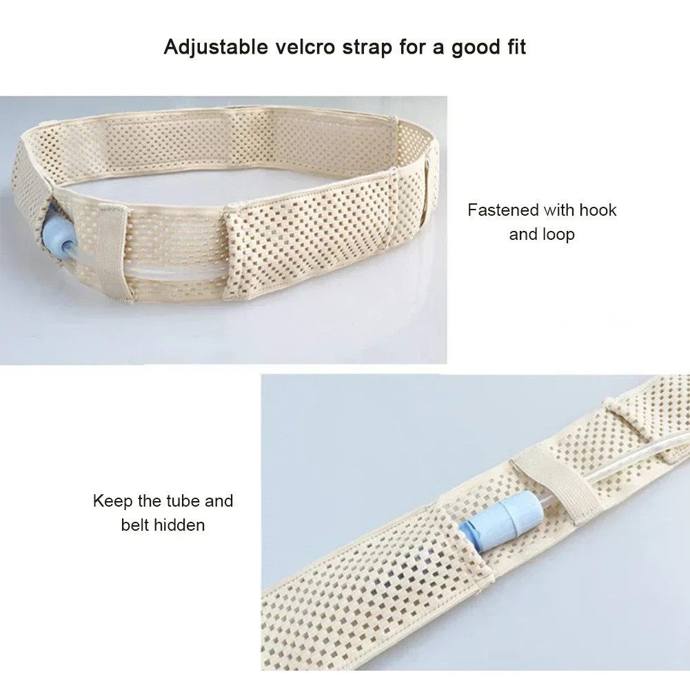 Peritoneal Dialysis Belt Mesh Breathable Catheter Care Adjustable Protection