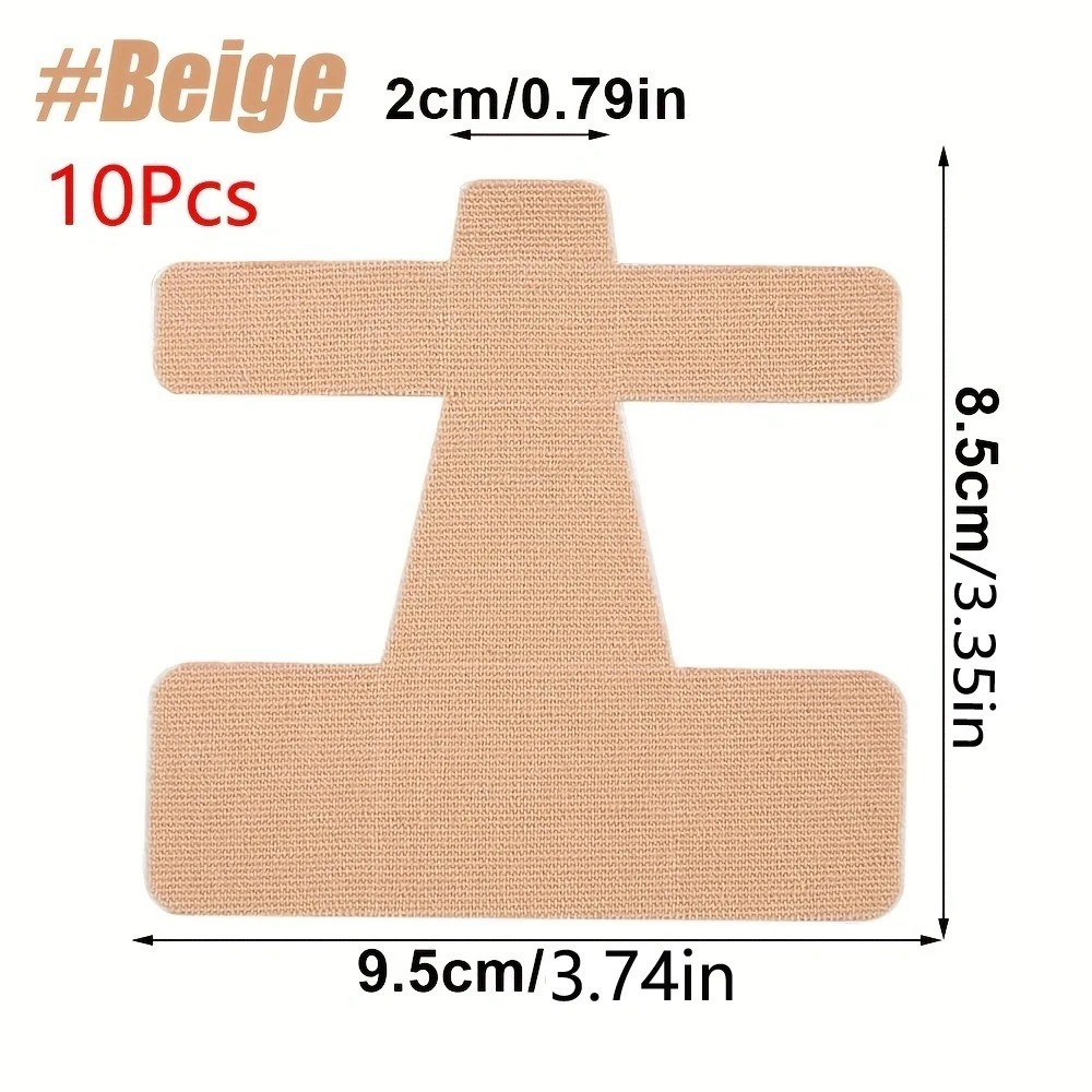 10Pcs Bunion Corrector Kinesiology Tape – Precut Elastic Support for Big Toe