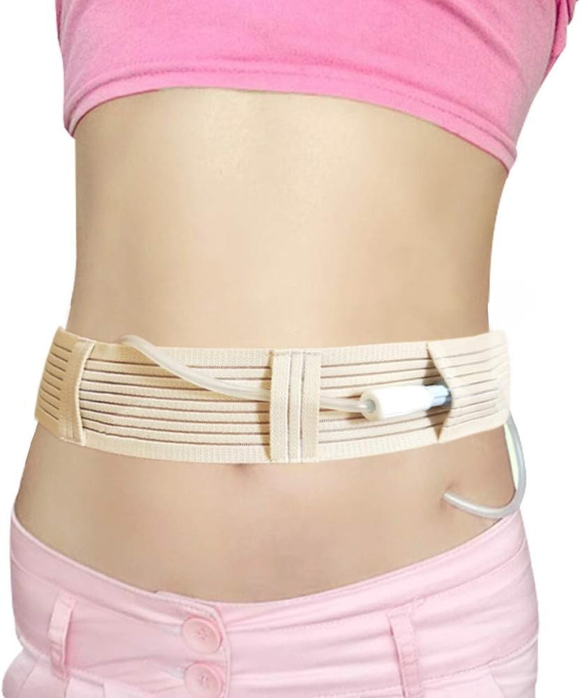 Breathable Peritoneal Dialysis Belt PD Catheter Holder G Peg Feeding Tube Cover