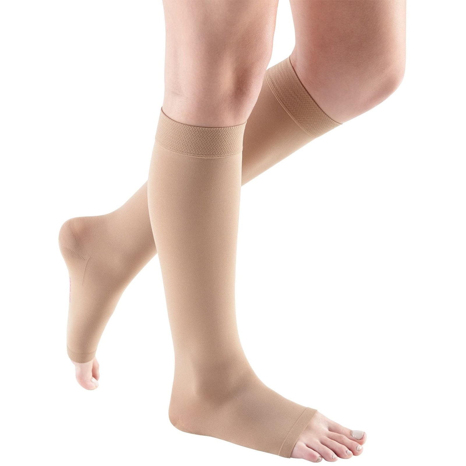 15-20 mmHg Compression Stockings for Women, Knee High, Open Toe – Comfort