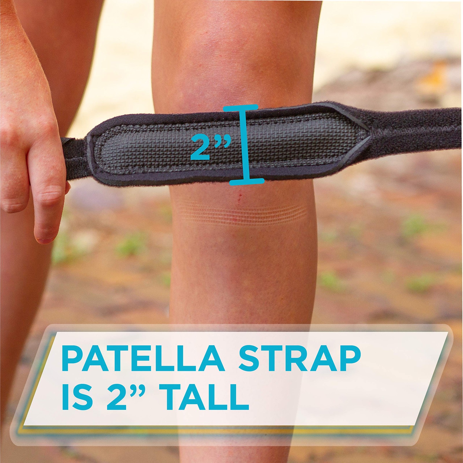 Kids Knee Band – Youth Patellar Tendon Support Strap Child Osgood Schlatter B…