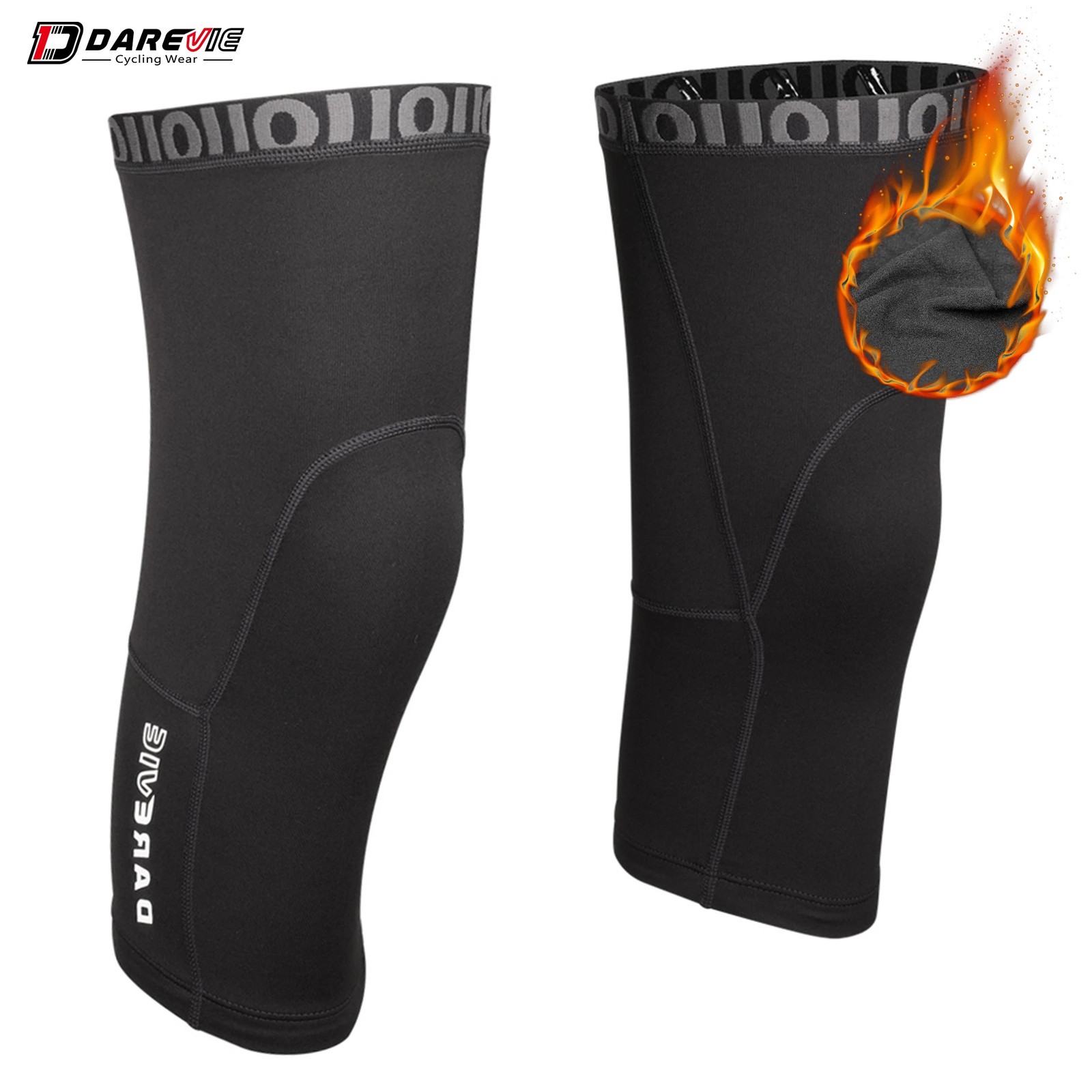 Cycling Leg Warmers Winter Thermal Fleece Keep Warm Half Cycling Legs An