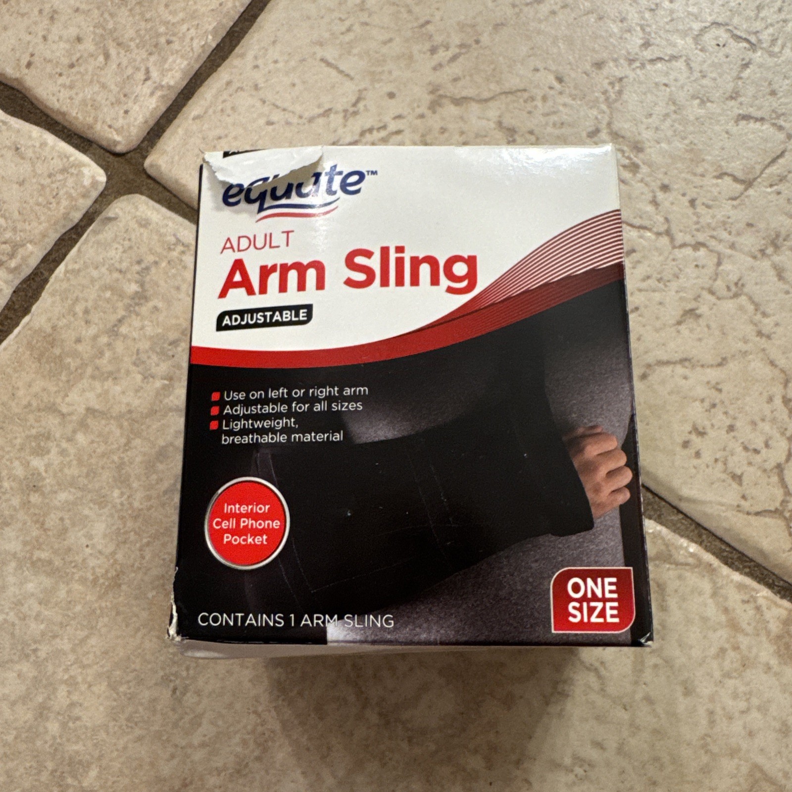 Adjustable Arm Sling Support Lightweight Breathable Comfortable Pockets Adults