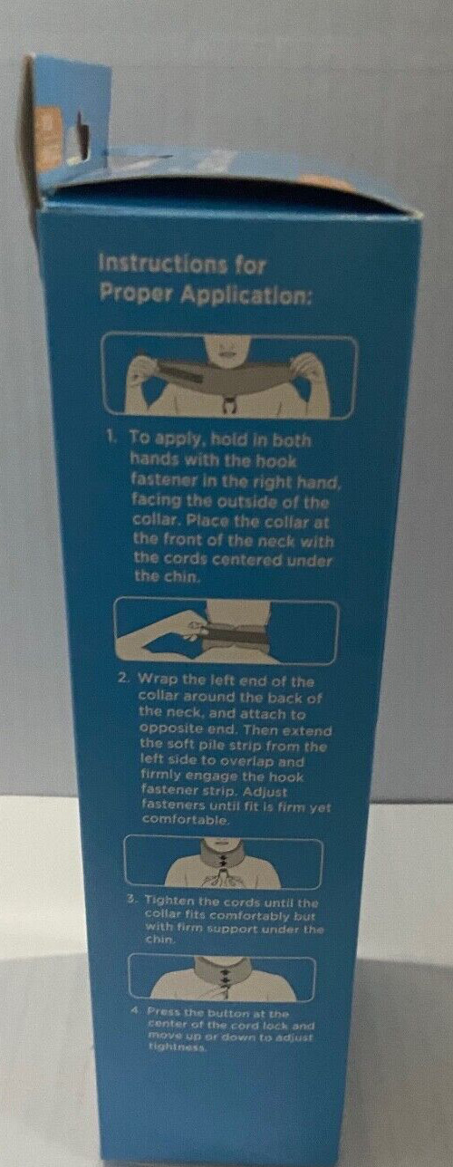 Walgreens Adjustable Cervical Collar, One Size Fits All with Package