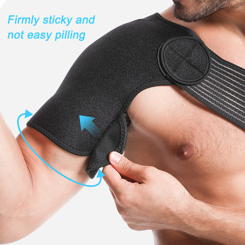 Shoulder Brace Support Rotator Cuff Pain Relief Adjustable Belt Sprains Wrap