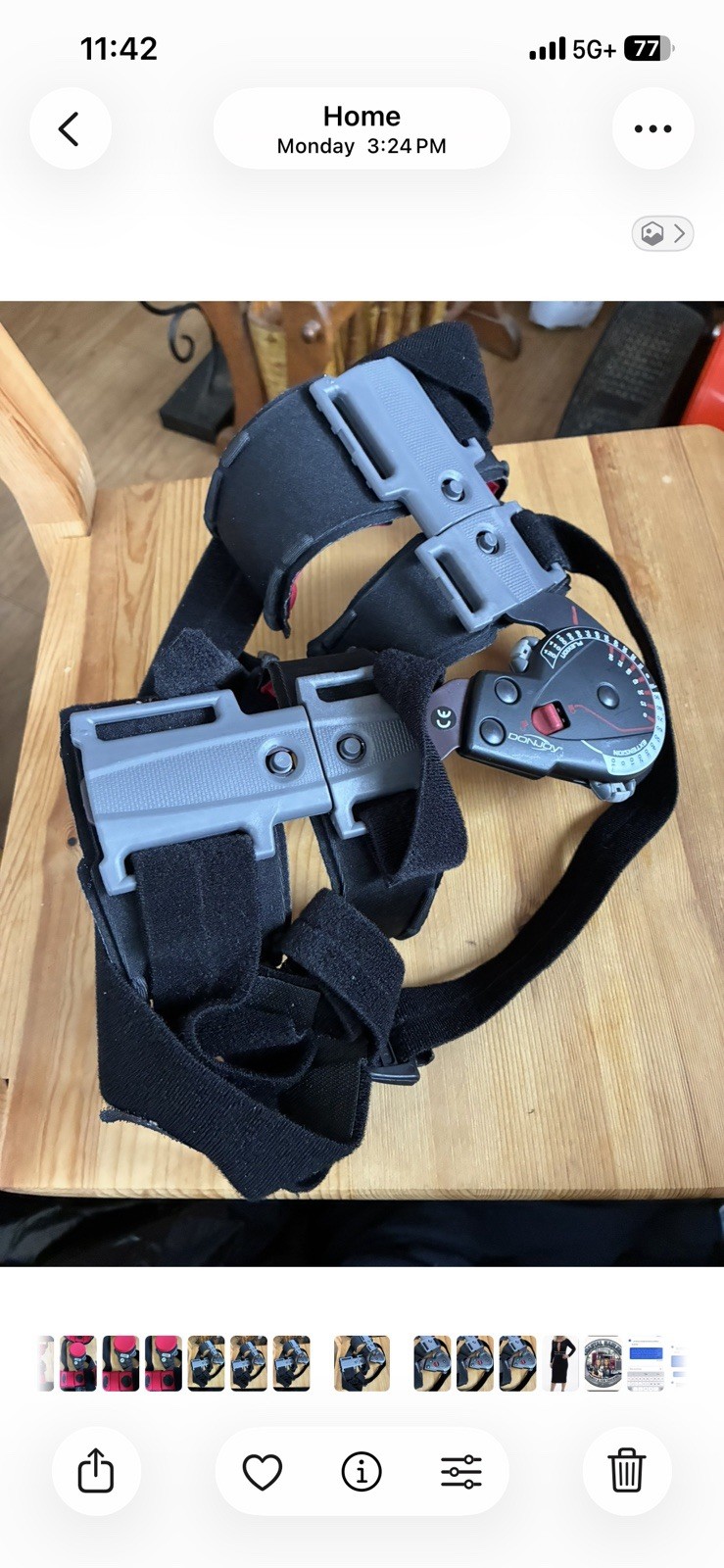 DonJoy X-Act Rom Flexion Extension Post-Op Adjustable Arm Brace Left DJO Global