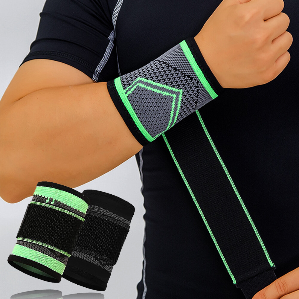 Elastic Sports Wrist Band Brace Wrap Support Gym Strap Carpal Tunnel Bandage US