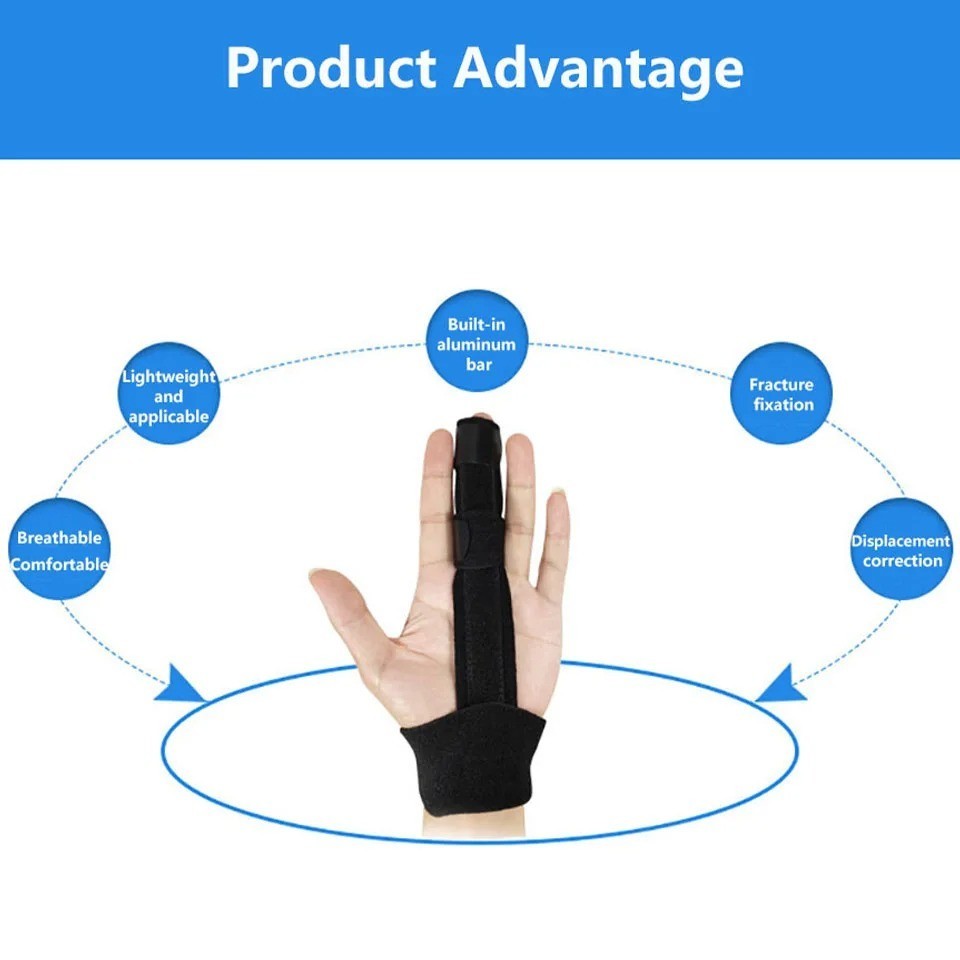Adjustable Trigger Finger Splint Support Brace Fracture Recovery Fix Relief Pain