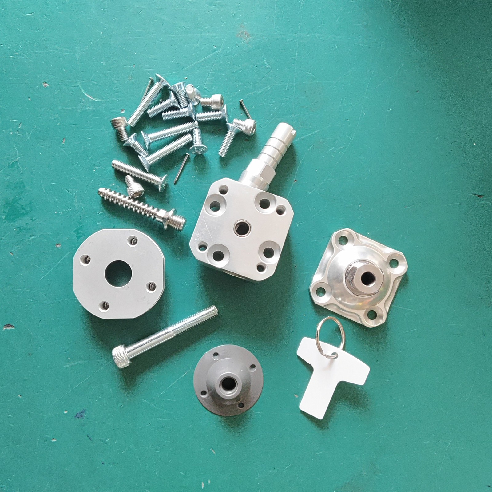 External Prosthetic Silicone Lock Square Aluminum Magnesium Alloy 100kg