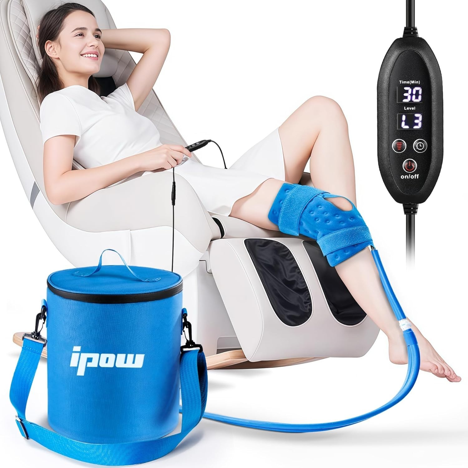 Cold Therapy Machine, Ice Machine for Knee Care After-Surgery, Knee