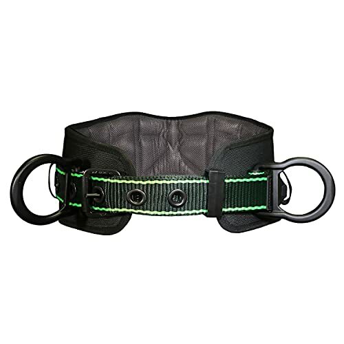 Fall Protection Safety Harness Work Positioning Padded Waist Back Support Belt
