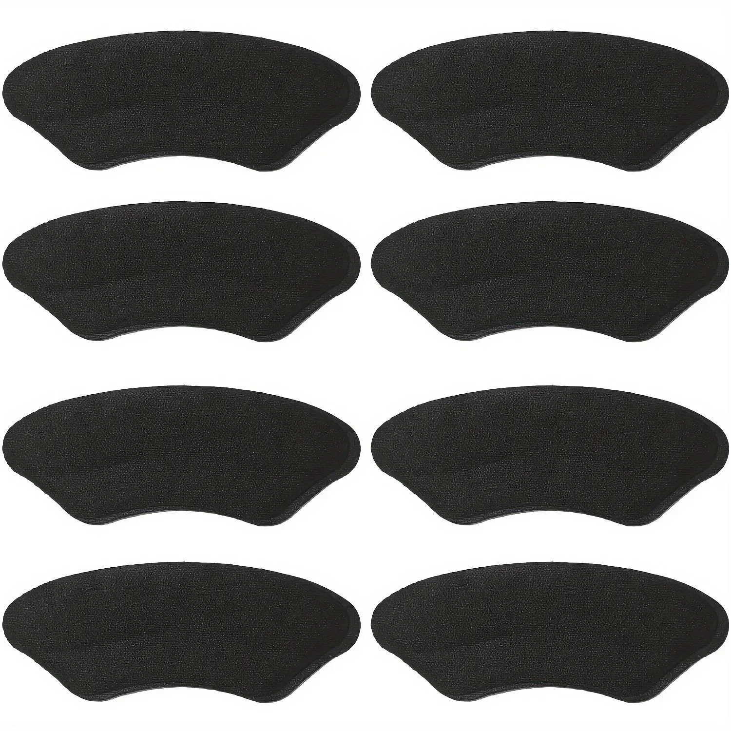 8-Pack Heel Pads for Too Big Shoes, Self-Adhesive Heel Protectors Inserts Improv