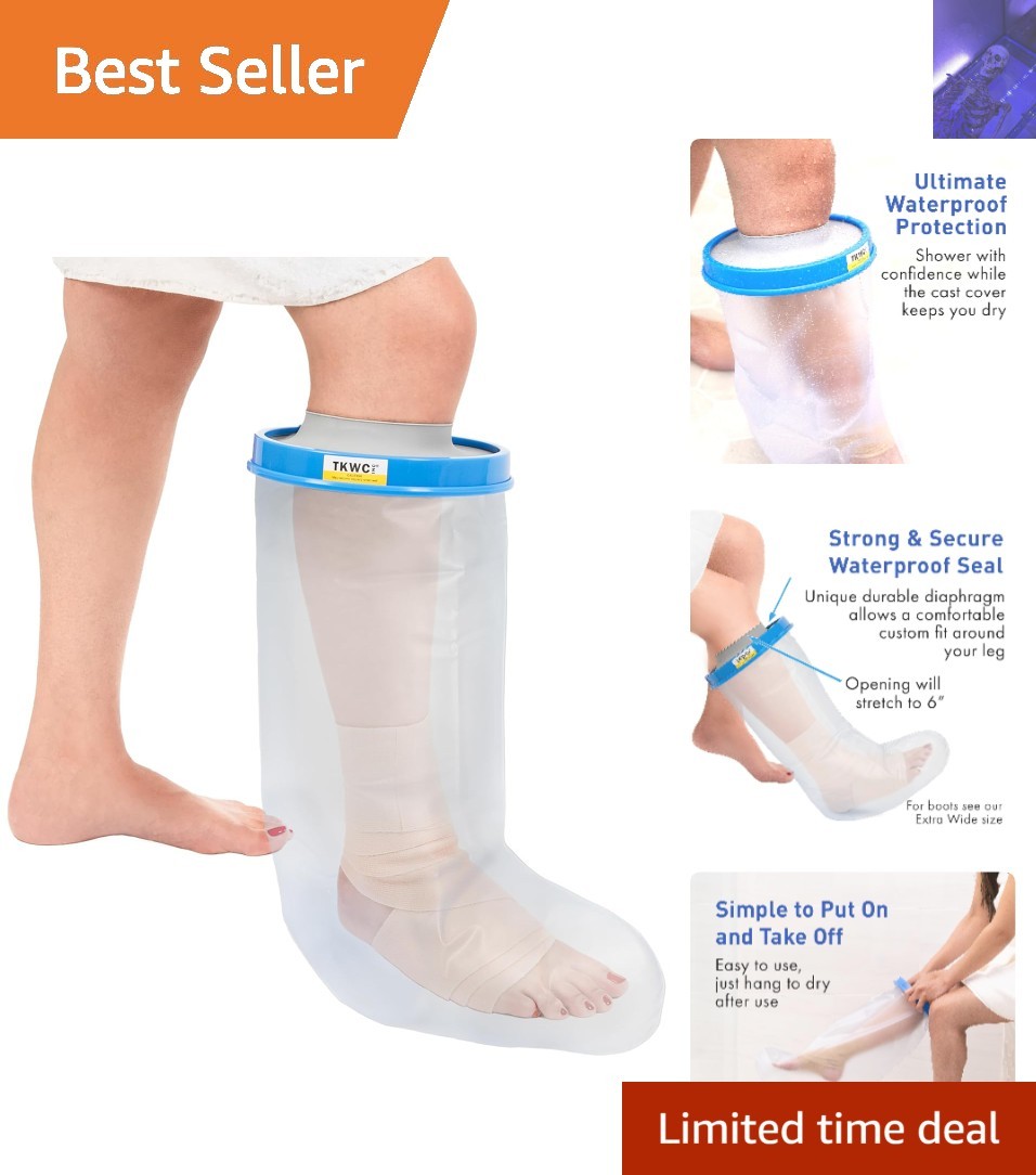 Reusable Waterproof Cast Cover for Adults – Easy & Secure Bathing Solution