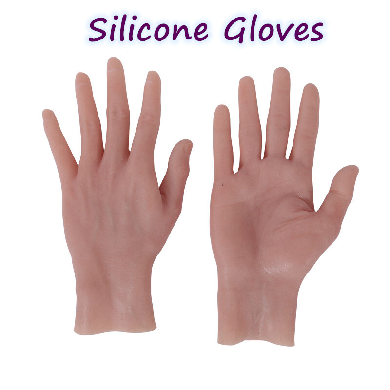 KnowU Silicone Gloves Female Realistic Cover Scars For Crossdresser Transgender