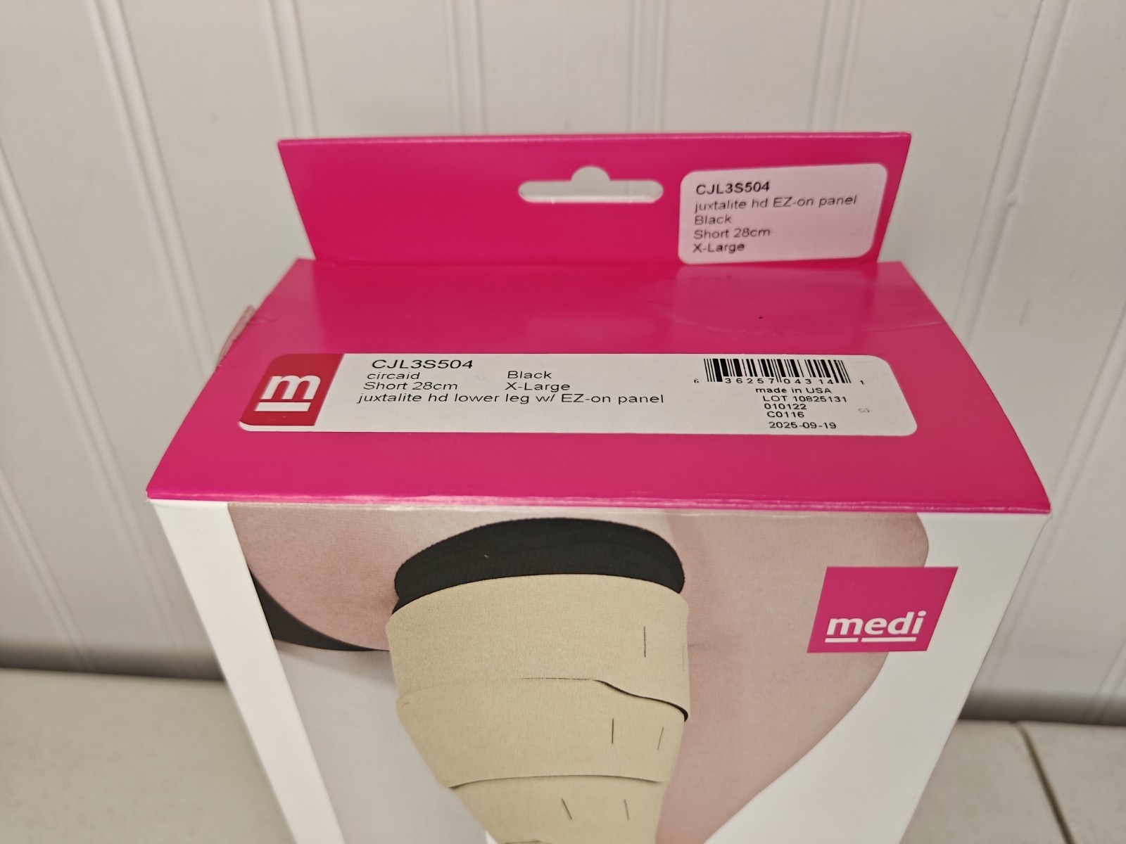 Medi Circaid Juxtafit Lower Leg Inelastic Compression EZ On X LARGE Short 28cm
