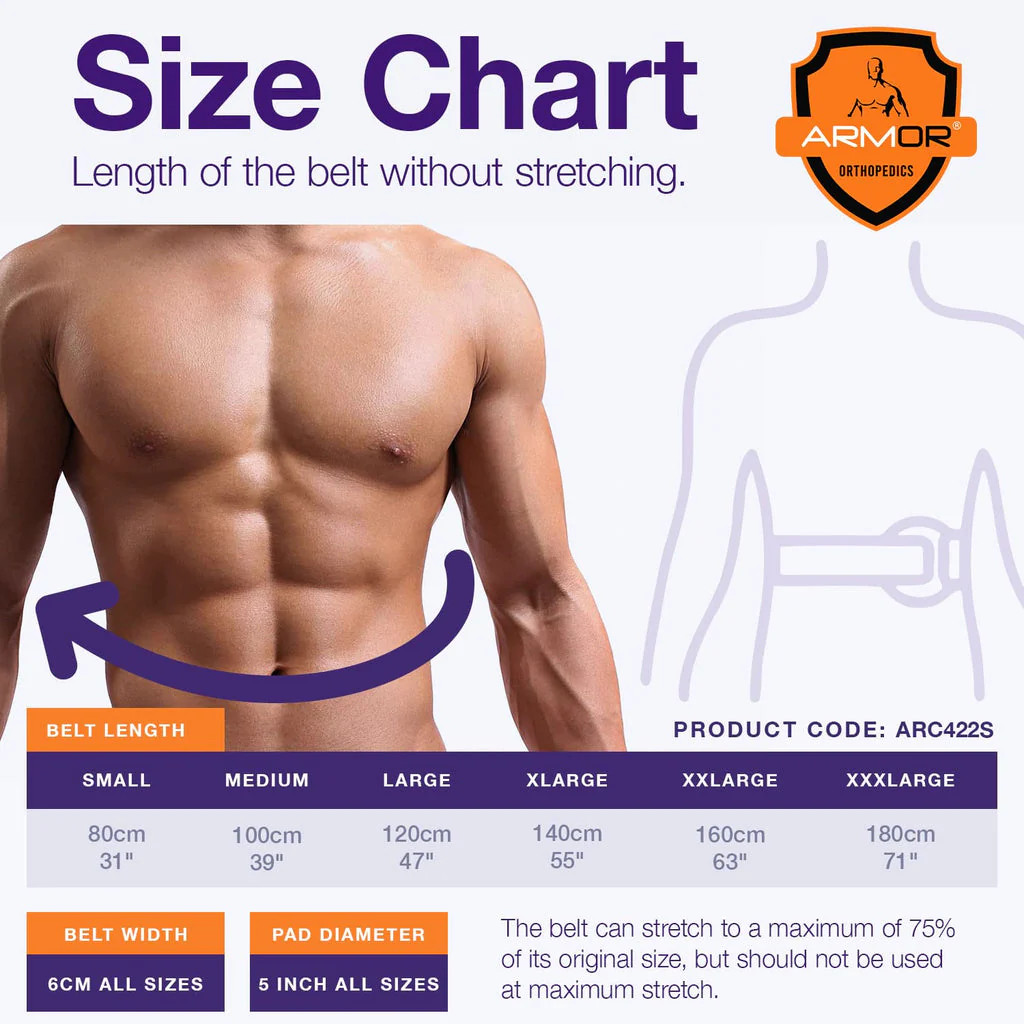 O- Medium Size Umbilical Truss Abdominal Hernia Support To Relief Abdominal Pain
