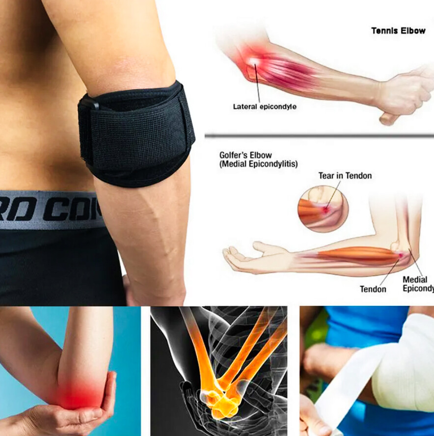 Elbow Brace Strap Tendinitis Golf Tennis Arthritis Pain Relief Pad Support ⭐️✅