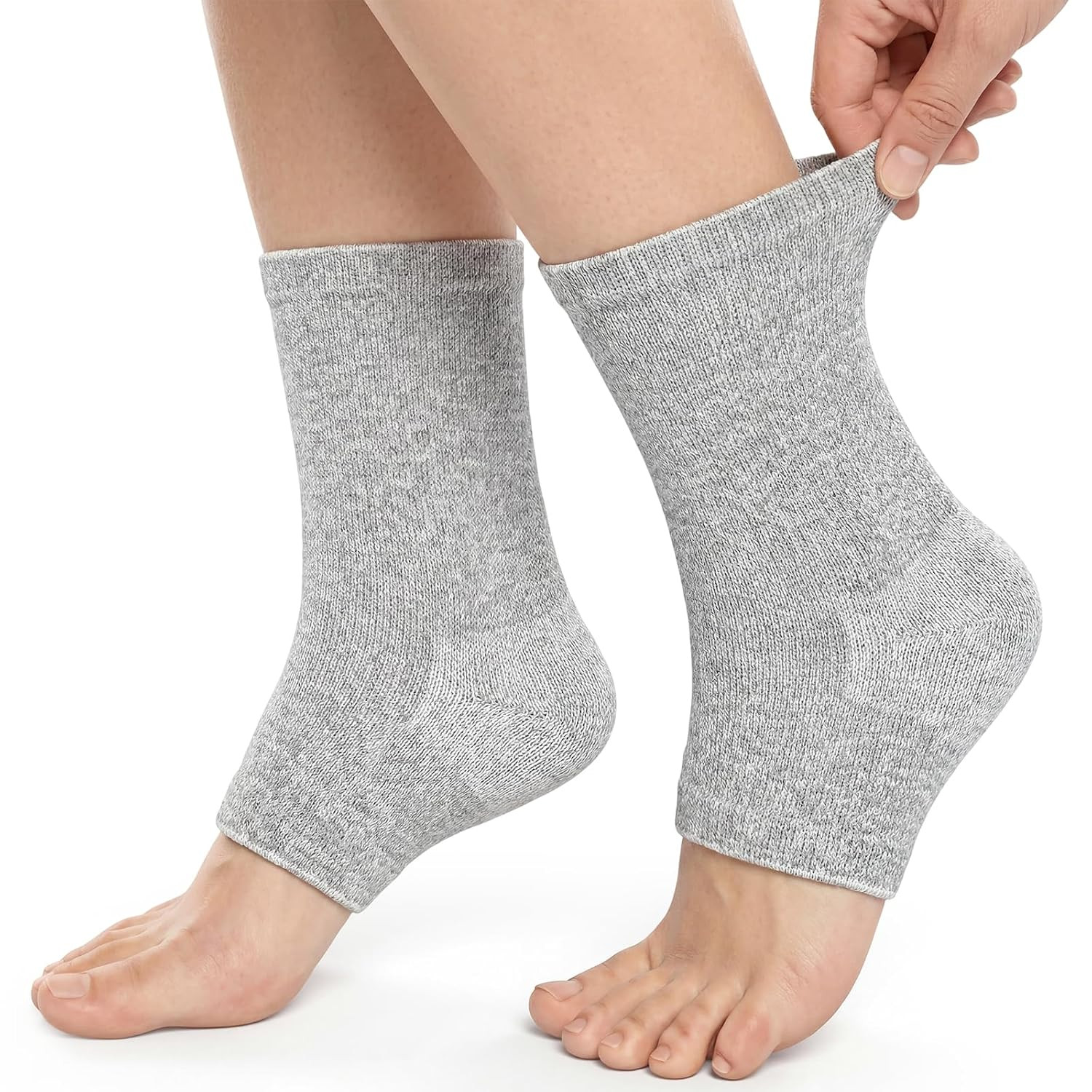 Premium Bamboo Foot Ankle Sleeves for Women & Men 2-Pack Original – Premium Anti