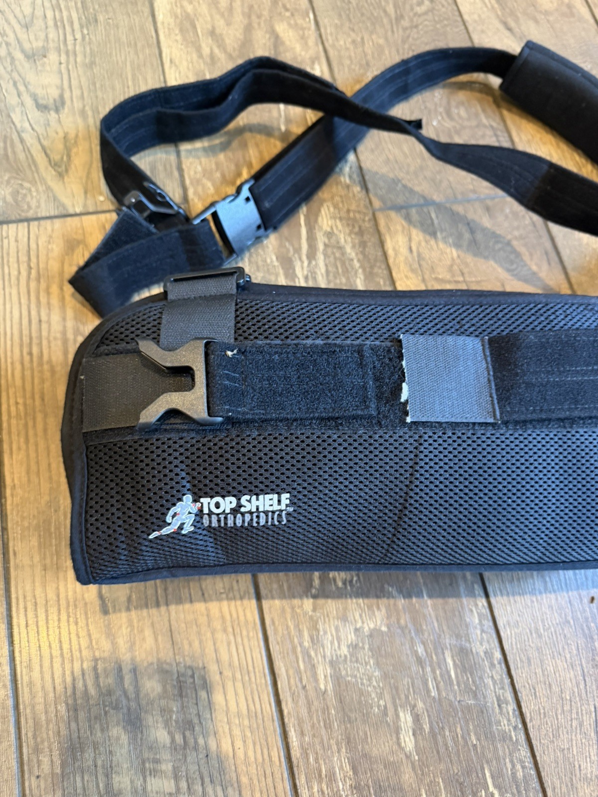 Top Shelf Orthopedics Stable Sling Shoulder Immobilizer Brace Black Large