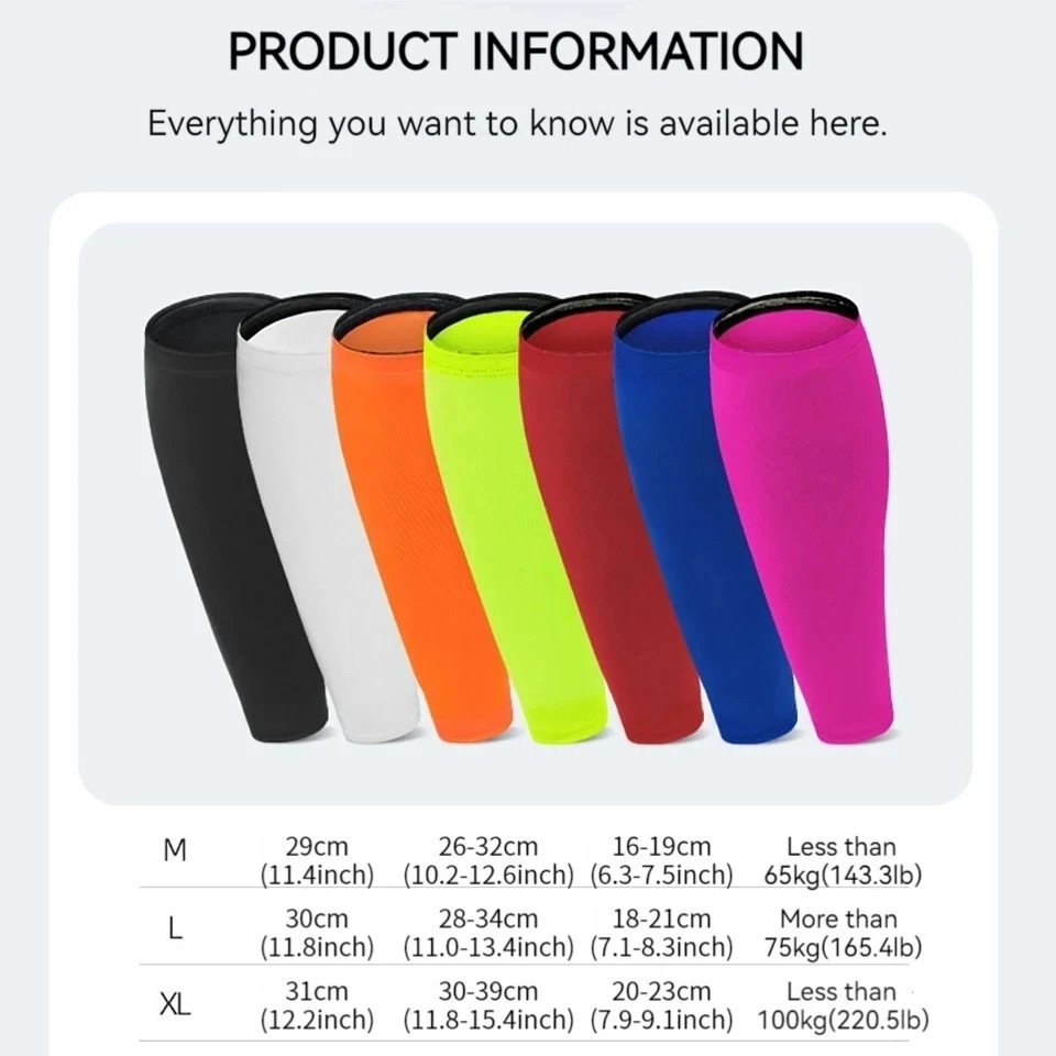 1Pcs Sports Calf Guard Non-Slip Wicking Sweat Breathable Press