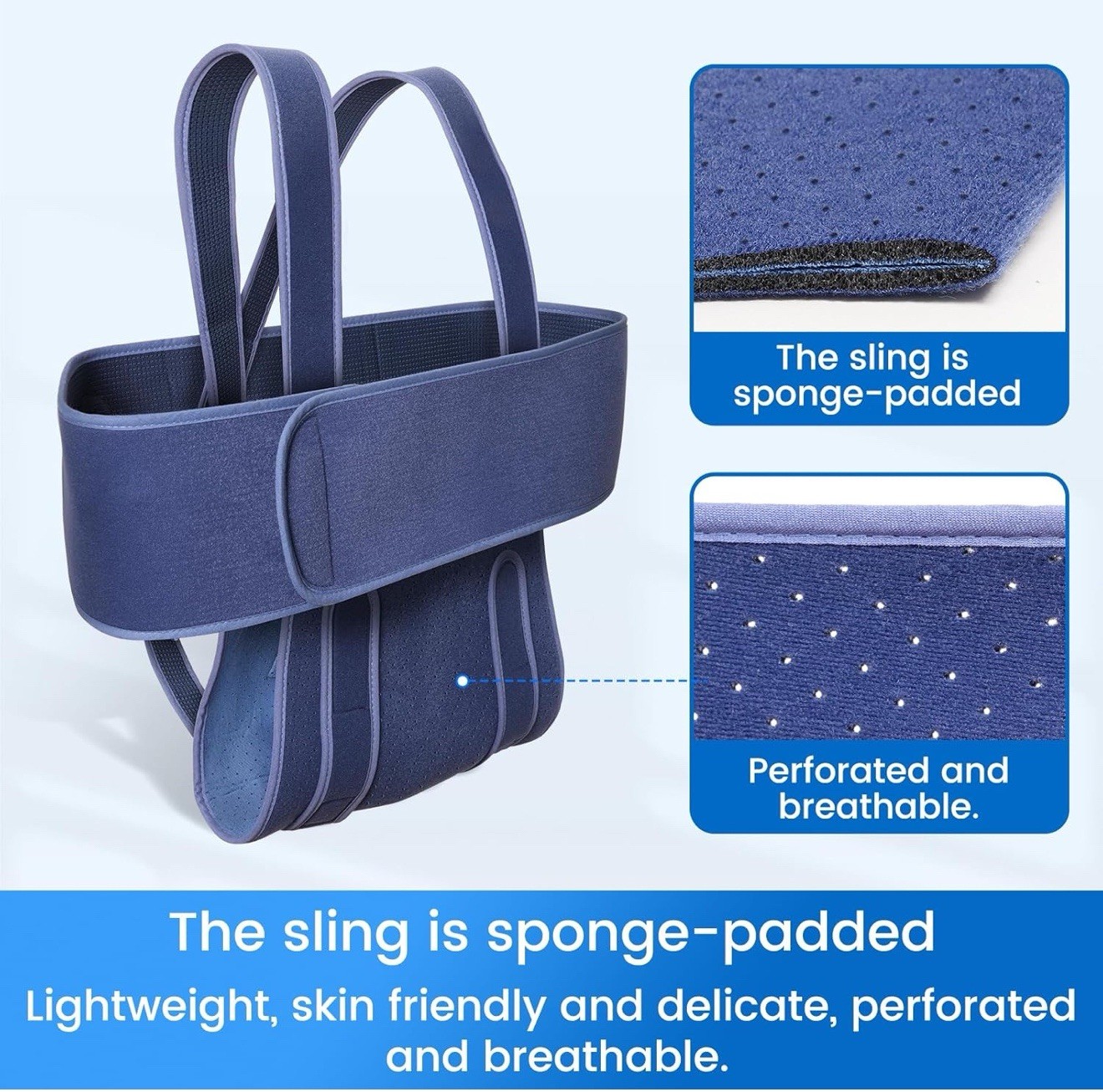 Arm Sling for Sleep Shoulder Immobilizer for Children Boys Girls – Very Soft /S