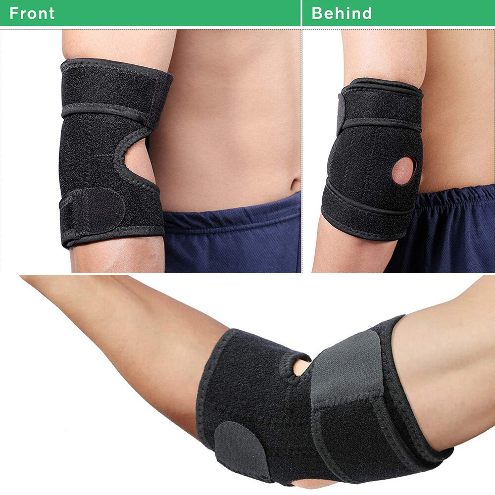 Adjustable Elbow Brace Support Sleeve Arthritis Tendonitis Arm Joint Pain Relief