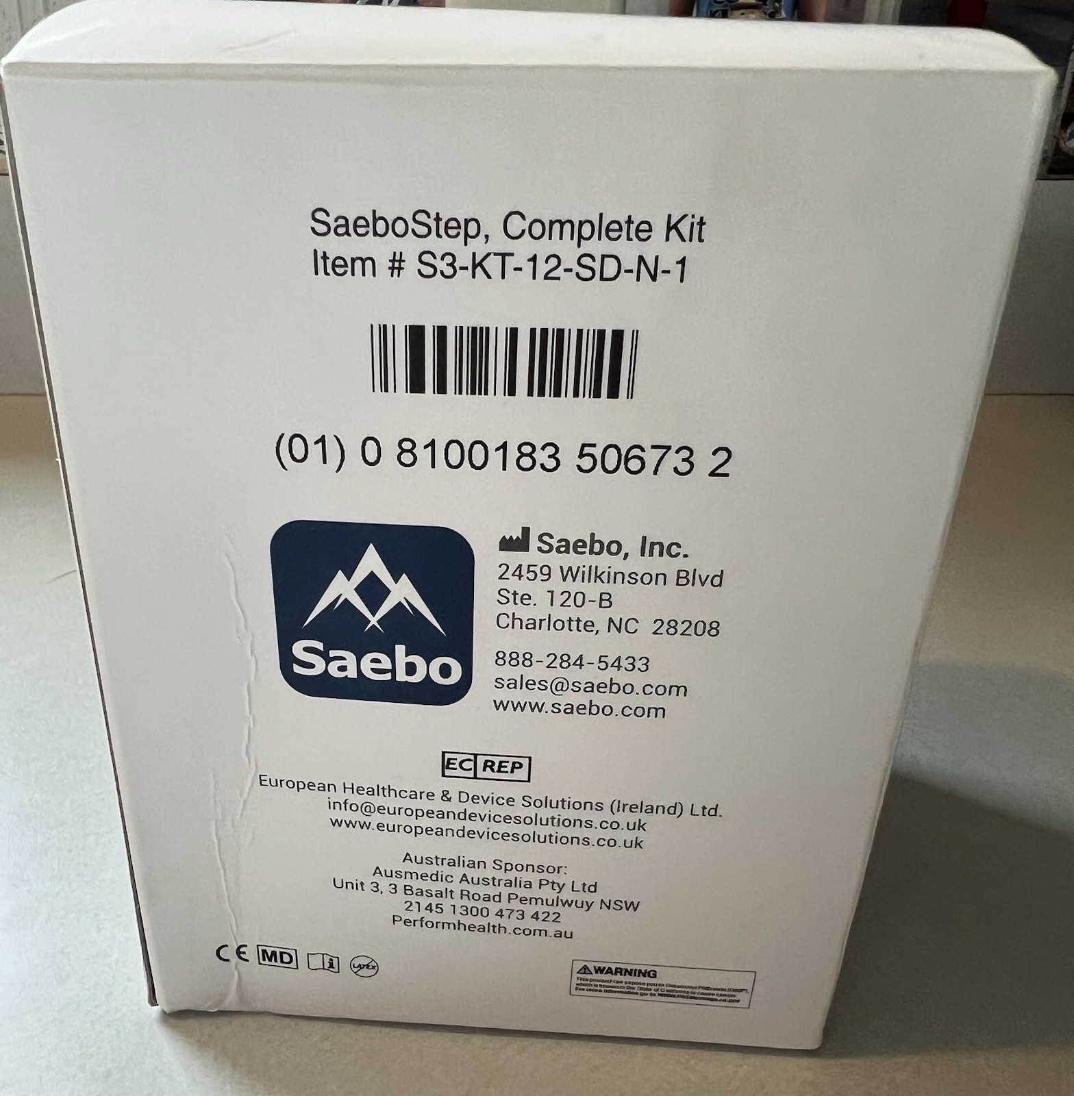 Foot Drop Brace SaeboStep Complete Kit