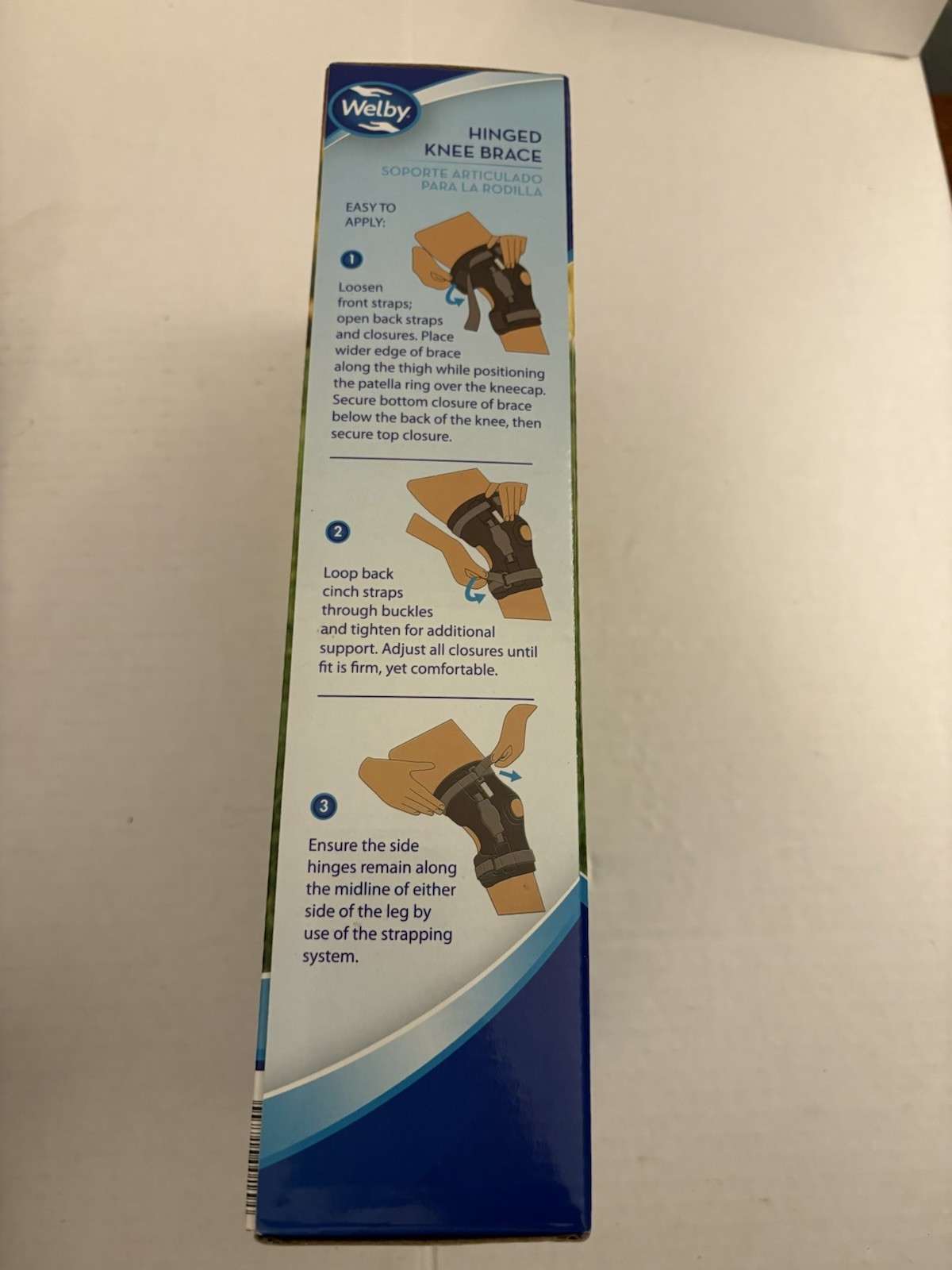 Knee Brace Welby Hinged One Size Fits Most Breathable Lightweight Support