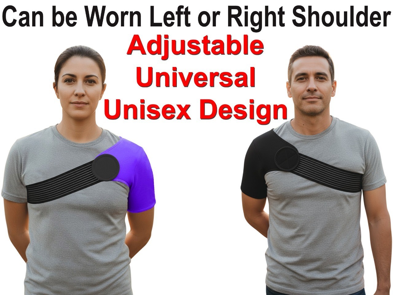 Shoulder Brace Support Strap Magnetic immobilizer Sling Arthritis Posture Pain