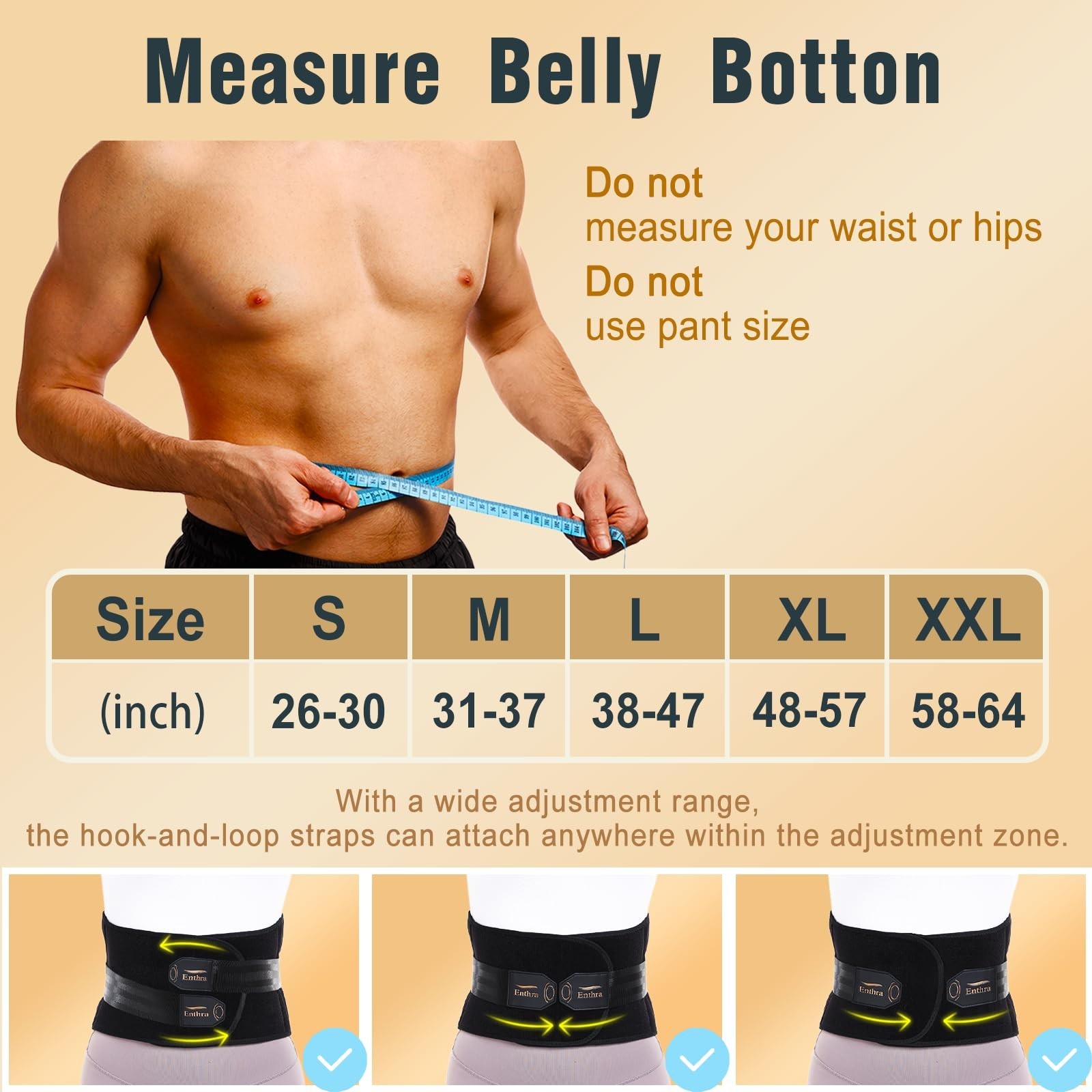 Copper Back Brace for Lower Back Pain Relief, Ergonomic Support, Posture Correct