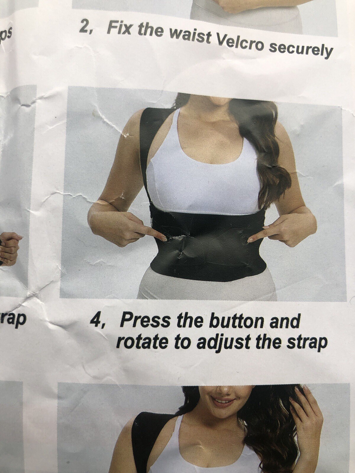 Eambond Adjustable 2 in 1 Back Brace and Posture Corrector for Men & Women*READ