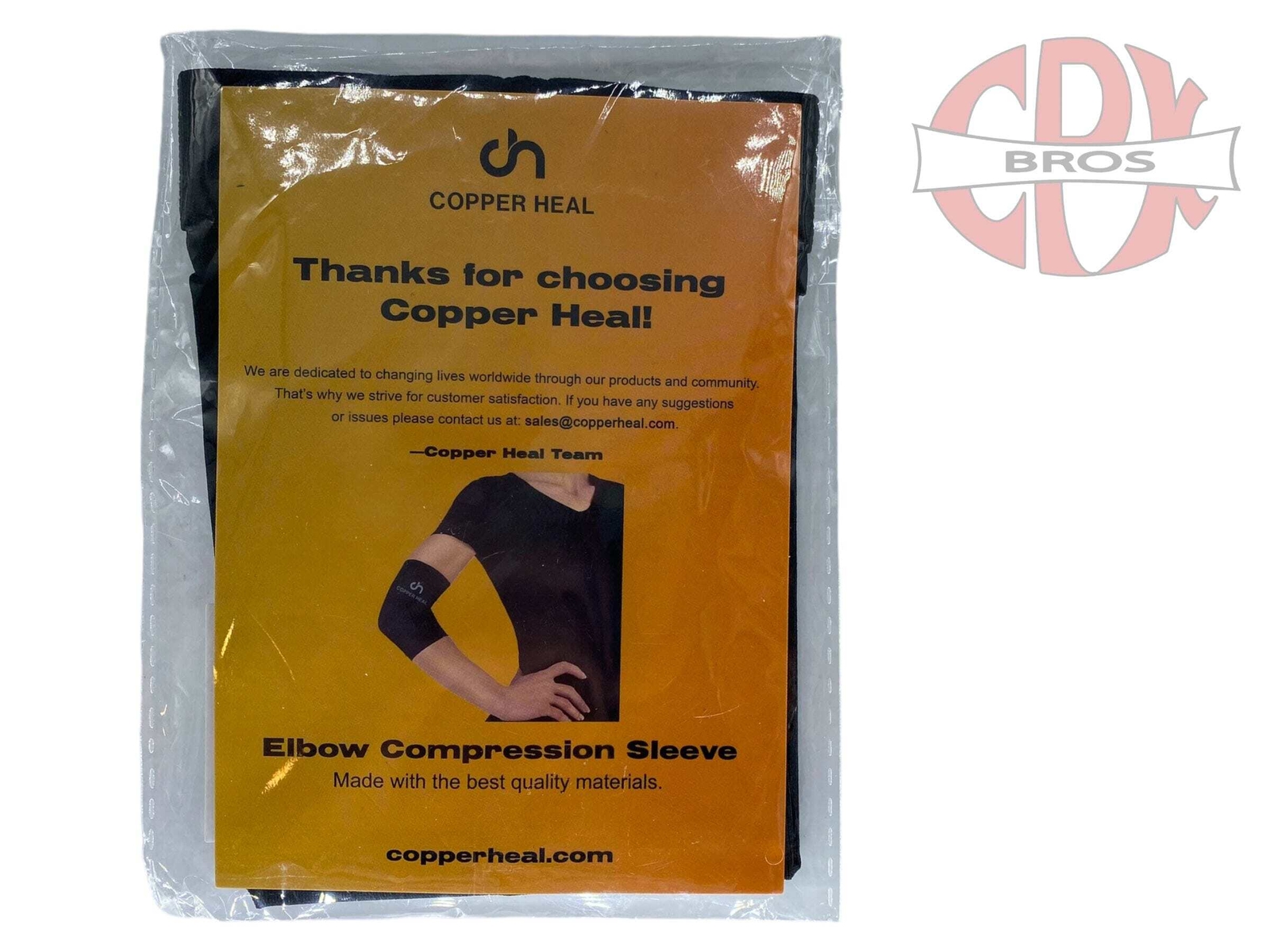 New Copper Heal Elbow Compression Sleeve