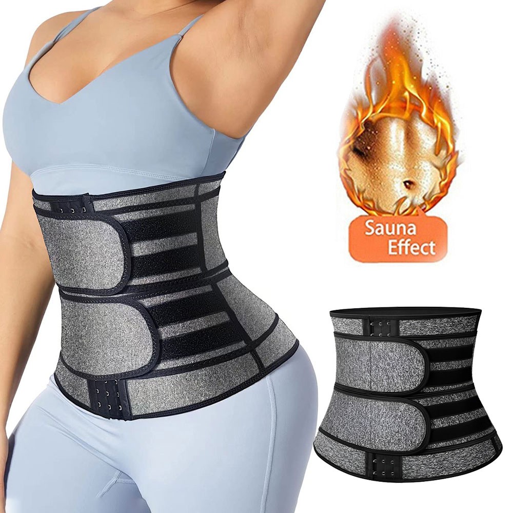 Unisex Waist Trainer Sauna Neoprene Sweat Belt Tummy Control YogaGym Body Shaper