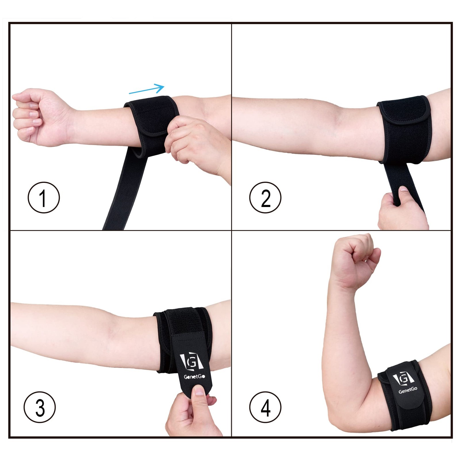 Bicep Tricep Brace Compression Sleeve Pain Relief Upper Arm Support Lifts Weight