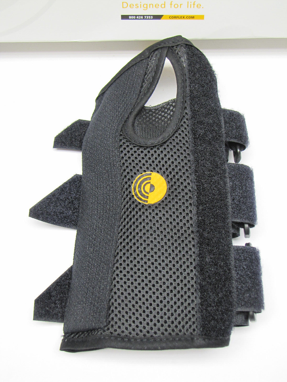 Corflex 8″ Ultra Fit Cool Wrist Splint Brace Support w Thumb Hole Right X-Small