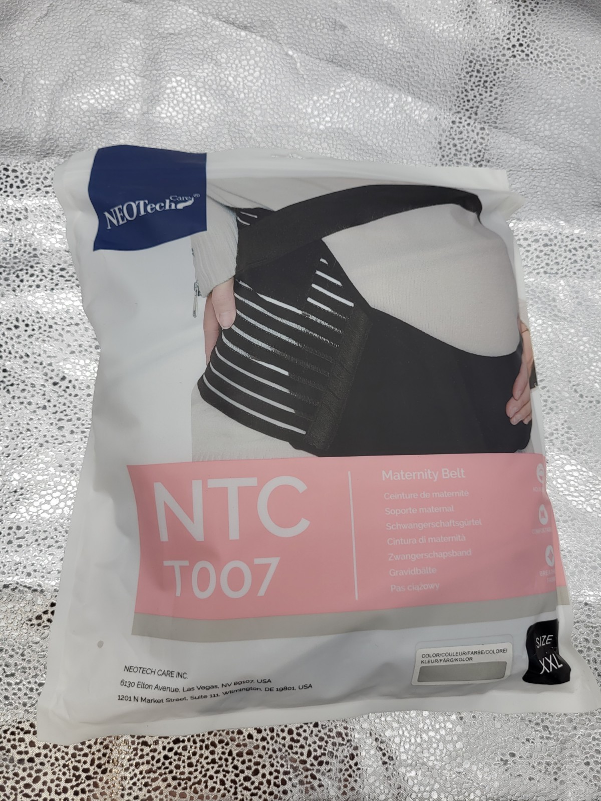 NeoTechCare Maternity Support Belt XXL Pregnancy Belly Band Back Support T007