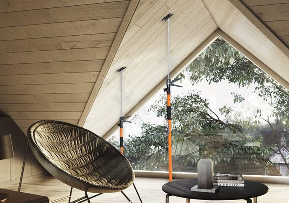2PK Support Pole,Steel Telescopic Adjustable 3rd Hand Support System,Support Rod