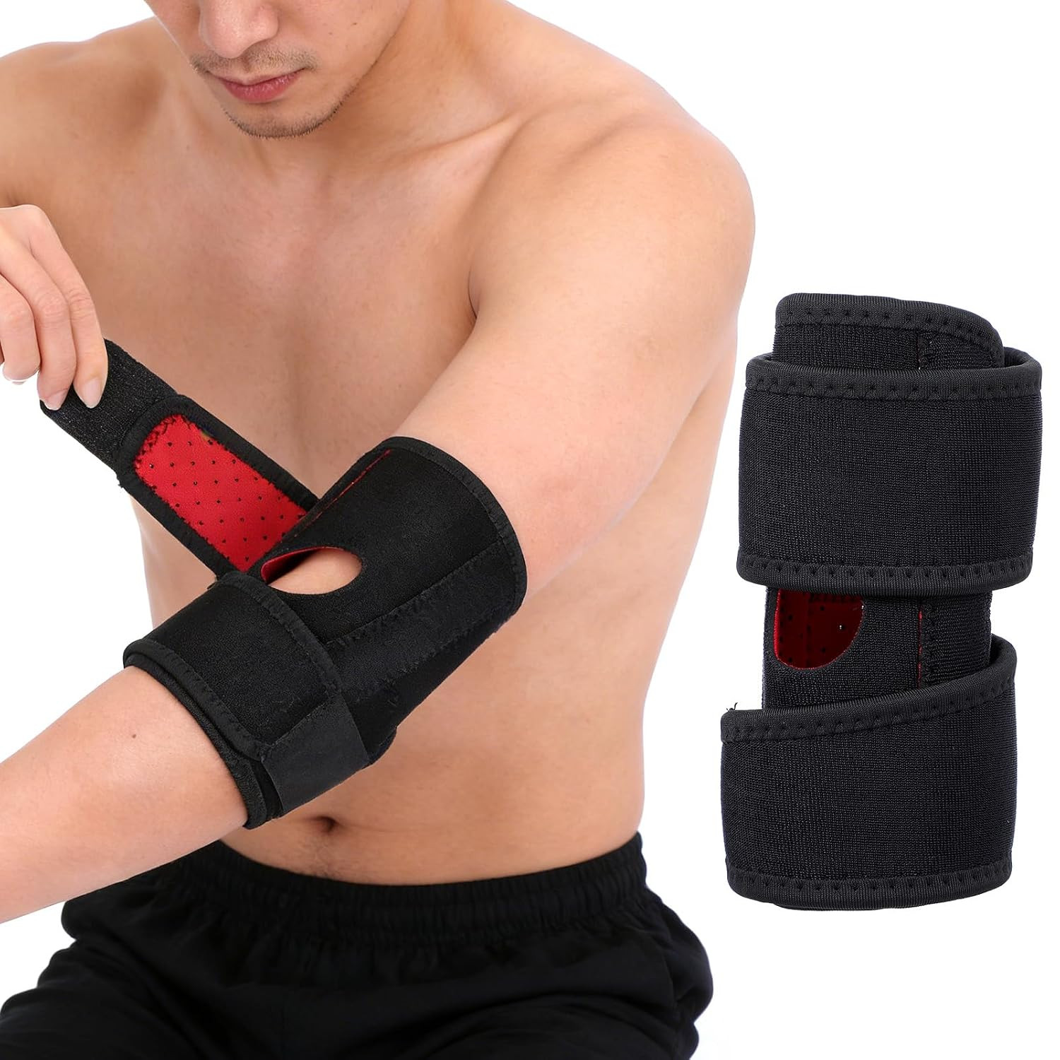 Elbow Brace for Tendonitis Women Men Elbow Pad Brace Support Tennis Elbows Compr