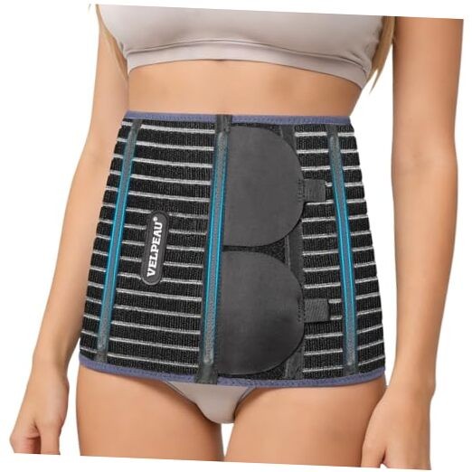 Abdominal Binder Post Surgery for Men Women, Postpartum Belly Band X-Large