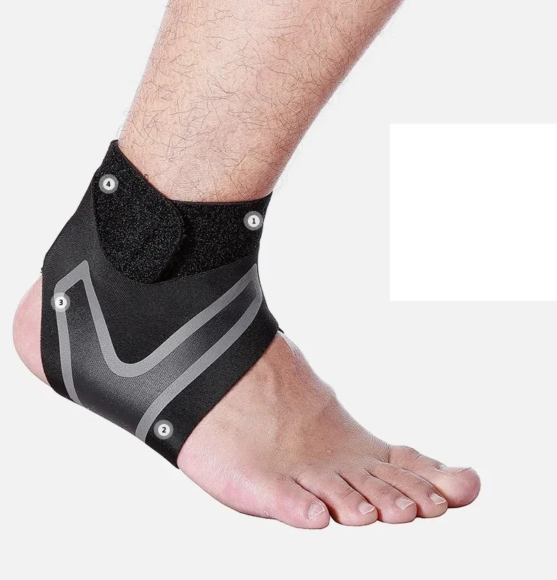 Ankle Brace Support Compression Sleeve Pain Relief Plantar Fasciitis Foot Wrap